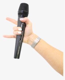 Hand, Hold, Microphone, Rock, Concert, Singer, Sings - Hand With Microphone Transparent, HD Png Download, Transparent PNG