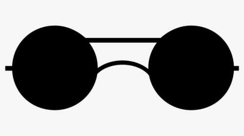 Welcome Page Round Sun Glasses Png - Round Blacl Glassez Png, Transparent Png, Transparent PNG