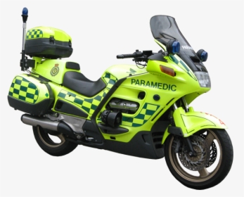 Honda Paramedic Motorcycle Transparent Background - Motorbike Ambulance Transparent, HD Png Download, Transparent PNG