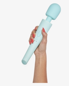 Hand Holding Aqua Ollie Wand Vibrator - Ollie Unbound Babes, HD Png Download, Transparent PNG