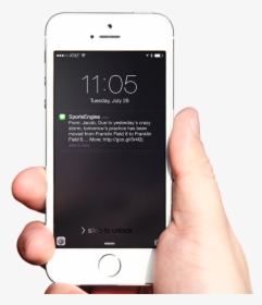 Sportsengine Teamcenter League - Texting Hand, HD Png Download, Transparent PNG