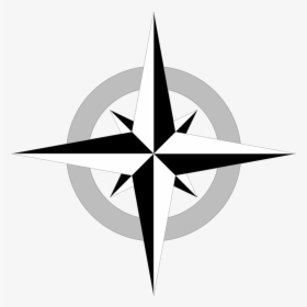 Transparent North Symbol Png - Compass Rose Clipart, Png Download, Transparent PNG