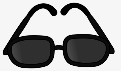 Dark Sunglasses Png Clip Arts For Web - Sunglass Clipart Black And White, Transparent Png, Transparent PNG
