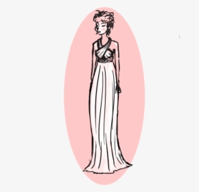 Empire Wedding Dress Cut To Flatter Your Figure - Illustration, HD Png Download, Transparent PNG