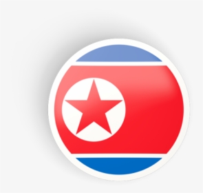 Round Concave Icon - North Korea Flag Png, Transparent Png, Transparent PNG
