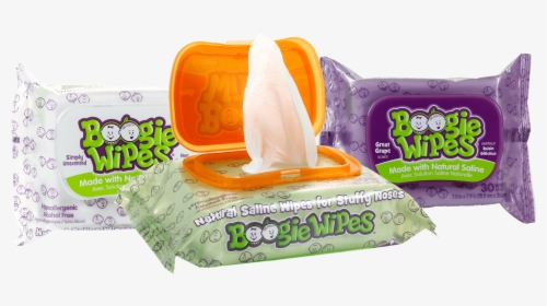 What Are Boogie Wipes® Saline Nose Wipes - Boogie Wipes Gentle Saline Wipes Unscented, HD Png Download, Transparent PNG