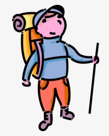 Transparent Hiking Clipart - Youth Hiker, HD Png Download, Transparent PNG
