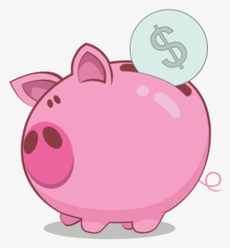 Cartoon Piggy Bank Transparent, HD Png Download, Transparent PNG