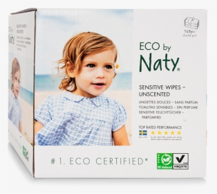 Image Of Naty Eco Wipes Packaging - Baby Wipes, HD Png Download, Transparent PNG