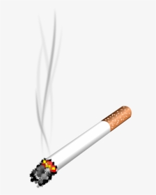 Cigarette - Lit Cigarette Clipart, HD Png Download, Transparent PNG