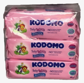 Kodomo Baby Wipes Moisturizing 3x64s   Title Kodomo - Strawberry, HD Png Download, Transparent PNG