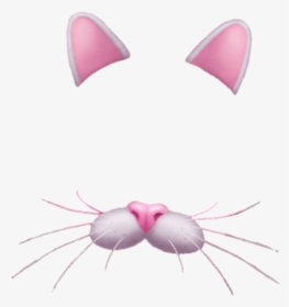 Snapchat Filter Bunny Rose - Transparent Cat Snapchat Filter, HD Png Download, Transparent PNG