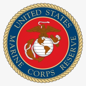 Transparent Marine Corps Emblem Png - Us Marine Corps Reserve Logo, Png Download, Transparent PNG