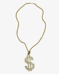 Thug Life Dollar Gold Chain Png Transparent Image - Dollar Chain Png ...