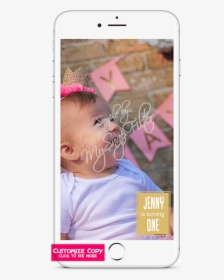 Bp21a Baby Birthday Snapchat Filte Gold 2, HD Png Download, Transparent PNG