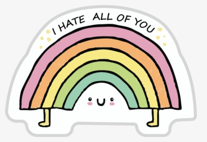 Transparent I Hate You Clipart - Funny Cute Snapchat Stickers, HD Png Download, Transparent PNG