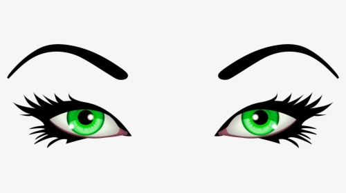 Green Female Eyes Png Clip Art - Brown Eyes Clipart Png, Transparent Png, Transparent PNG