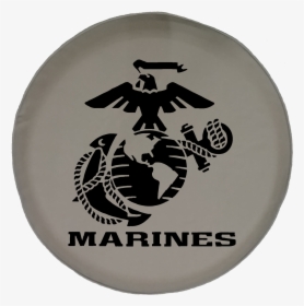 Us Marines Eagle Globe Anchor Crest Usmc Semper Fi - Simple Eagle Globe And Anchor, HD Png Download, Transparent PNG