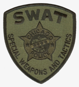 Transparent Swat Clipart - Chicago Police Swat Patch, HD Png Download, Transparent PNG