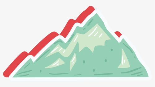 Triangular Clipart Mountain - Cartoon Mountain Transparent Background, HD Png Download, Transparent PNG