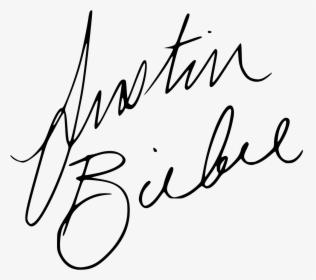Justin Bieber Signature, HD Png Download, Transparent PNG