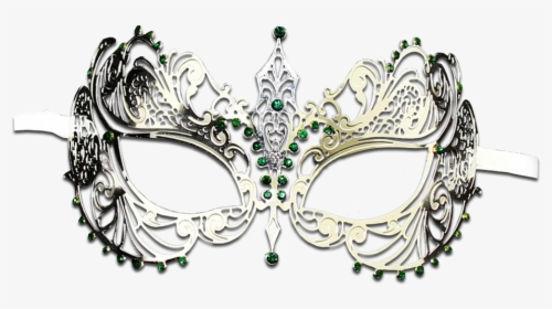 Silver Series Laser Cut Metal Venetian Pretty Masquerade - Tiara, HD Png Download, Transparent PNG