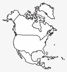 Clip Art North America Map Clipart - North America Map, HD Png Download, Transparent PNG