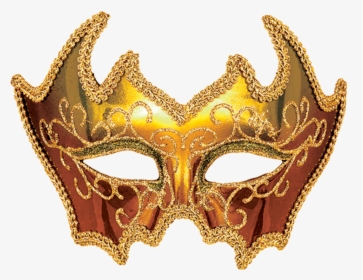 Mardi Ball Gold Masquerade Gras Mask Costumes Clipart - French Mardi Gras Mask, HD Png Download, Transparent PNG