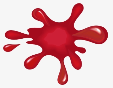 Paint Splat - Red Paint Splat Png, Transparent Png, Transparent PNG