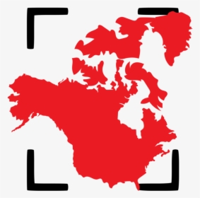The North America Region Consists Of The United States - Blank North America Map Png, Transparent Png, Transparent PNG