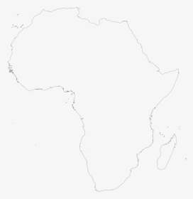 White Africa Map Transparent, HD Png Download, Transparent PNG