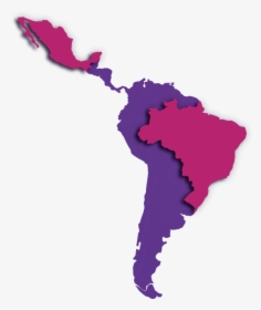Latin America Map Clipart , Png Download - Latin America Clipart, Transparent Png, Transparent PNG