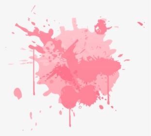 Pink Paint Png - Paint Splatter Png Pink, Transparent Png, Transparent PNG