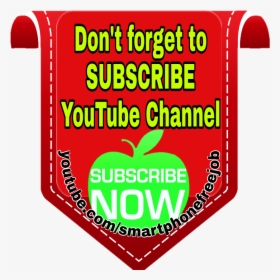 #youtube #youtubechannel #subscribe #subscribemychannel - Png Download Don T Forget To Subscribe Png, Transparent Png, Transparent PNG