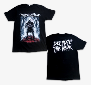 Decimate The Weak Album Art Tee - Winds Of Plague Decimate, HD Png Download, Transparent PNG