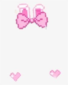 Cute Kawaii Png Overlay Pink Overlaypink Credits U203f - Bunny Ears Pixel Transparent, Png Download, Transparent PNG