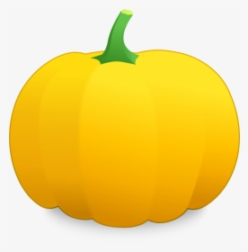 Pumpkin Clip Arts - Yellow Pumpkin Clipart, HD Png Download, Transparent PNG