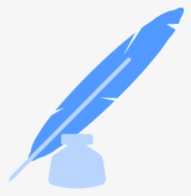 Quill And Ink Icon - Story Icon Png Blue, Transparent Png, Transparent PNG