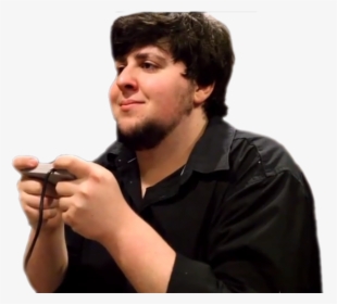 A Picture Of Jontron Holding An Nes Controller With - Scott The Woz Jontron, HD Png Download, Transparent PNG