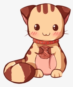 Kawaii Cat Png - Cat Kawaii Cartoon Png, Transparent Png, Transparent PNG
