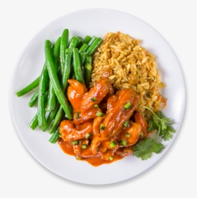 Meal Png Pic - Chicken Dish In Plate Png, Transparent Png, Transparent PNG