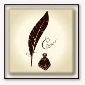 Contact My Therapy Online - Feather Pen And Ink, HD Png Download, Transparent PNG