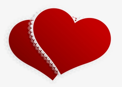 Clipart Wedding Two Heart - Wedding Heart Design Png, Transparent Png, Transparent PNG