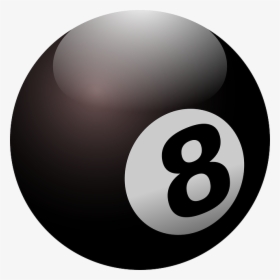Billiard, Ball, Black Ball, Eight, Round, Black - 8 Ball Logo Png, Transparent Png, Transparent PNG