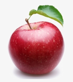 Healthy Food Download Transparent Png Image - Apple With A Leaf, Png Download, Transparent PNG