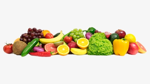 Healthy Food Png - Fruits And Vegetables Line, Transparent Png, Transparent PNG