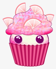 Image - Kawaii Pink Cupcake Png, Transparent Png, Transparent PNG