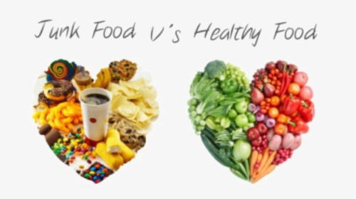 Healthy Food Png Photo - Healthy Vs Unhealthy, Transparent Png, Transparent PNG