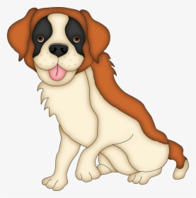 Cute Dog Clipart Png - St Bernard Clipart Transparent, Png Download, Transparent PNG