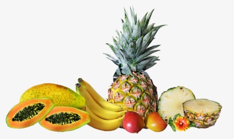 Fruit, Tropical, Healthy, Food, Pineapple, Paw Paw - Pineapples Png, Transparent Png, Transparent PNG